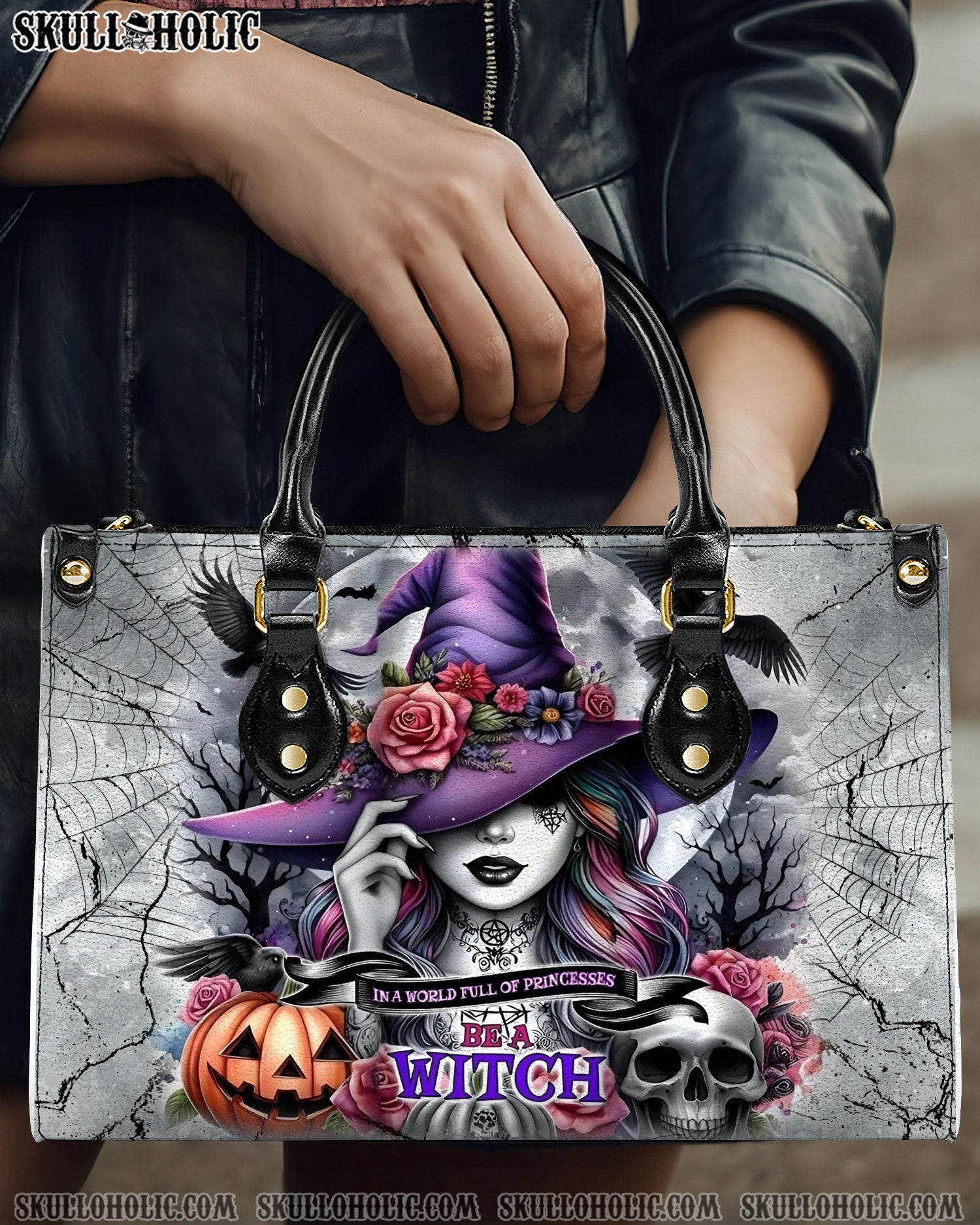 BLISSCORNERS BE A WITCH LEATHER HANDBAG