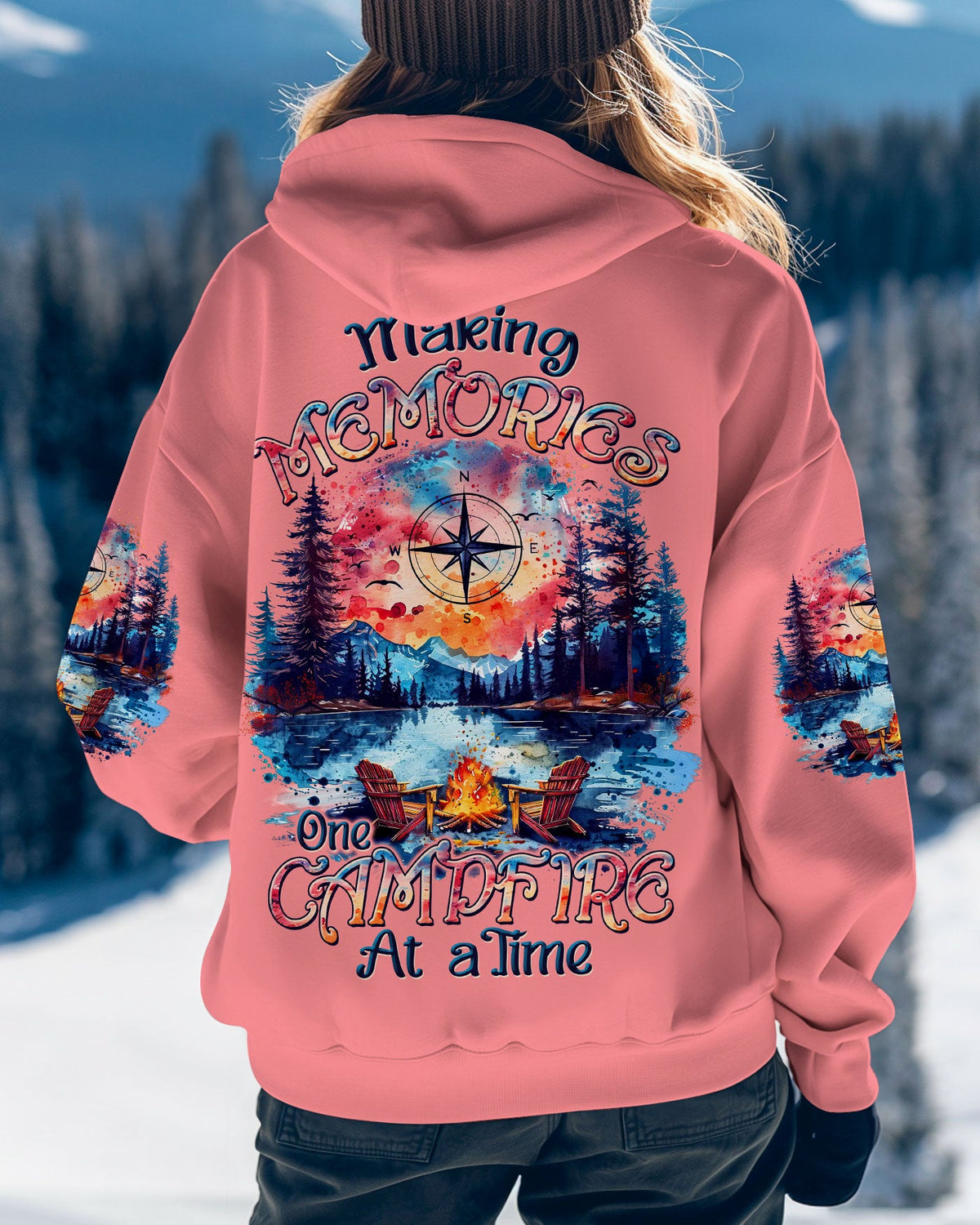 BLISSCORNERS MAKING MEMORIES ONE CAMPFIRE AT A TIME ALL OVER PRINT