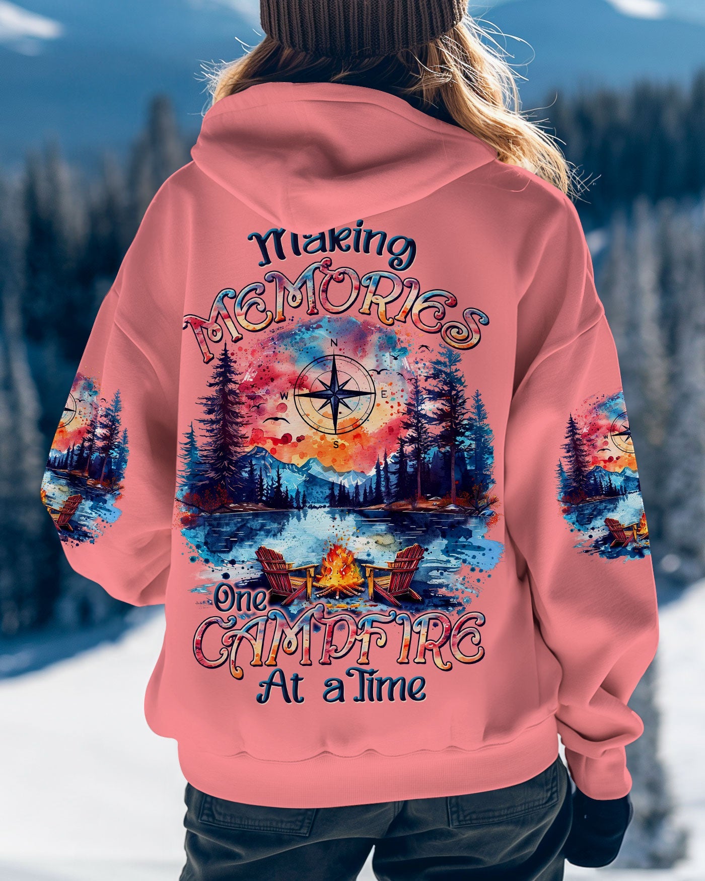 BLISSCORNERS MAKING MEMORIES ONE CAMPFIRE AT A TIME ALL OVER PRINT