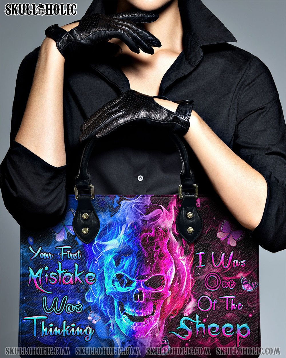 BLISSCORNERS YOUR FIRST MISTAKE LEATHER HANDBAG