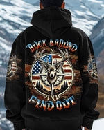 BLISSCORNERS BUCK AROUND AND FIND OUT DEER HUNTING ALL OVER PRINT