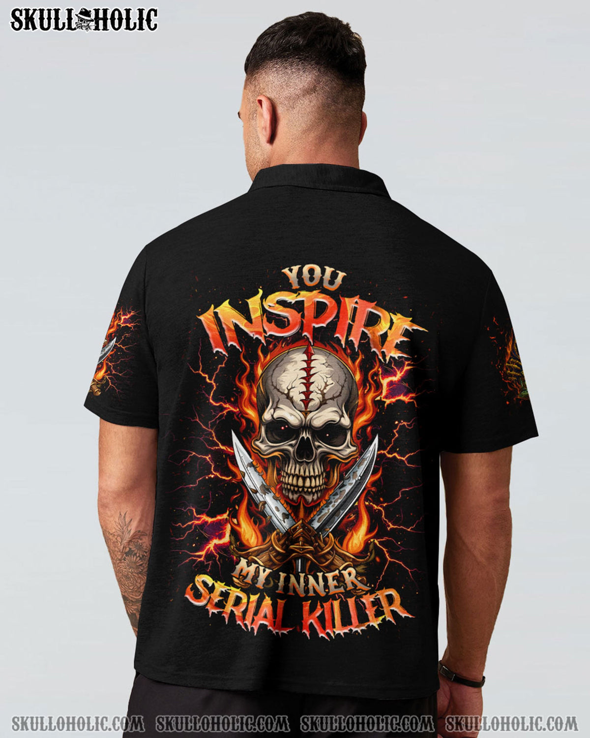 BLISSCORNERS YOU INSPIRE MY INNER KILLER SKULL ALL OVER PRINT