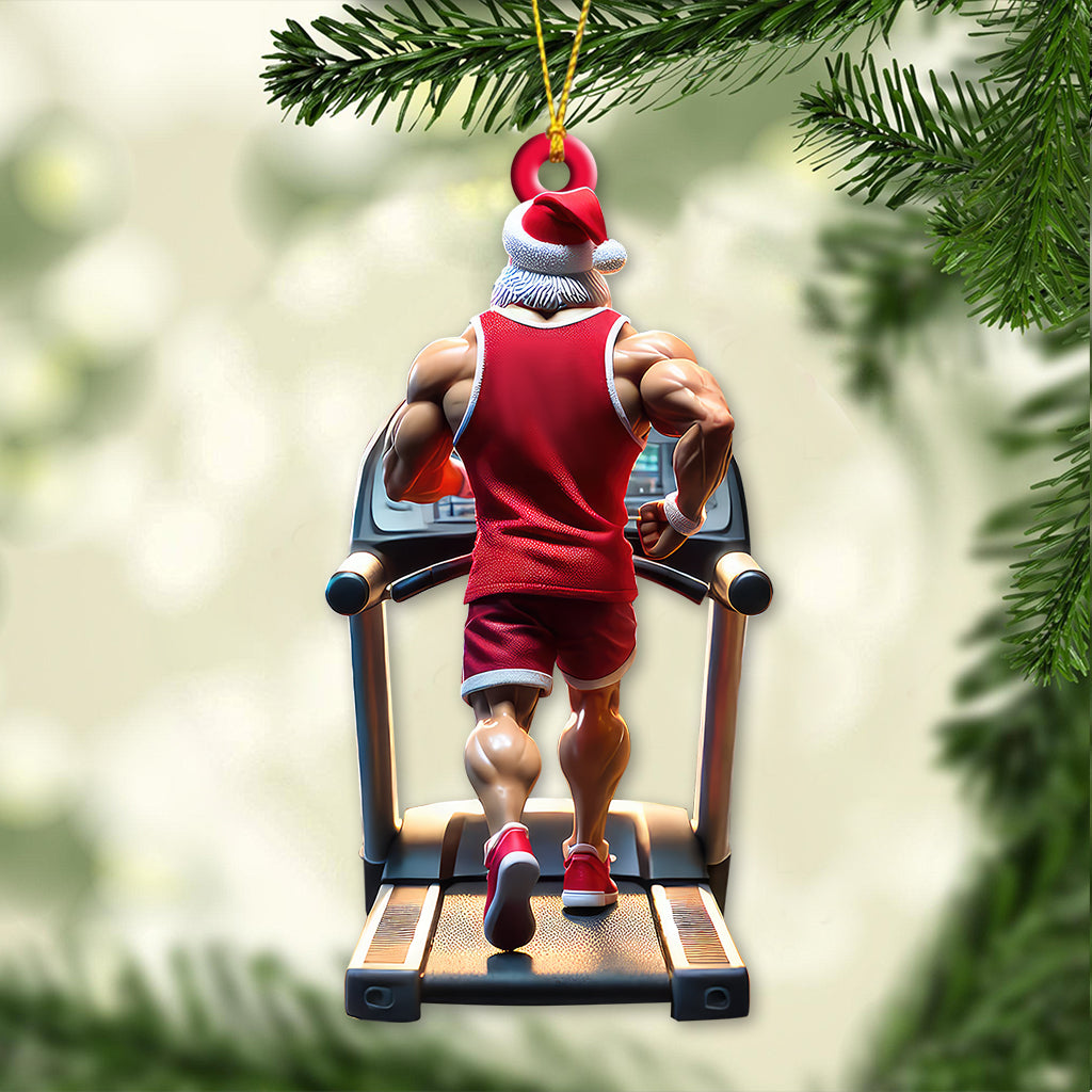 Blisscorners Custom Name Gym Ornament, Gymnastics Christmas Gift42D Flat LM2211