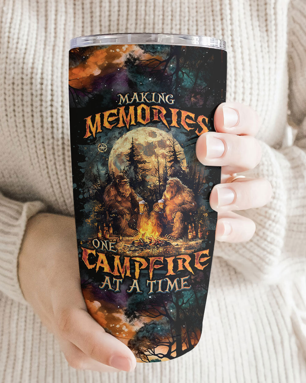 BLISSCORNERS MAKING MEMORIES ONE CAMPFIRE AT A TIME BIGFOOT TUMBLER