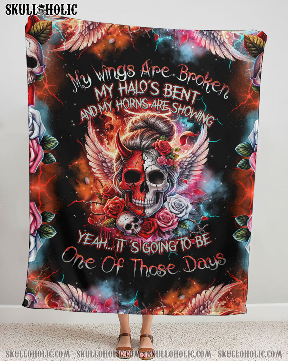 BLISSCORNERS IT'S GOING TO BE ONE OF THOSE DAYS FLEECE BLANKET