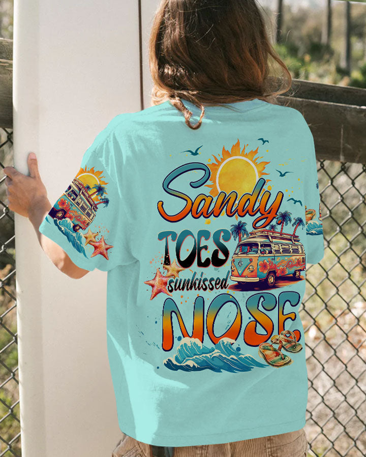 BLISSCORNERS SANDY TOES SUNKISSED NOSE ALL OVER PRINT