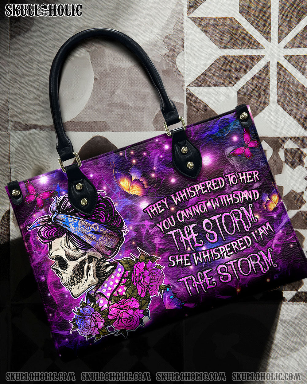 BLISSCORNERS THEY WHISPERED TO HER LEATHER HANDBAG