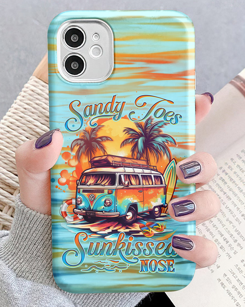 BLISSCORNERS SANDY TOES SUNKISSED NOSE PHONE CASE