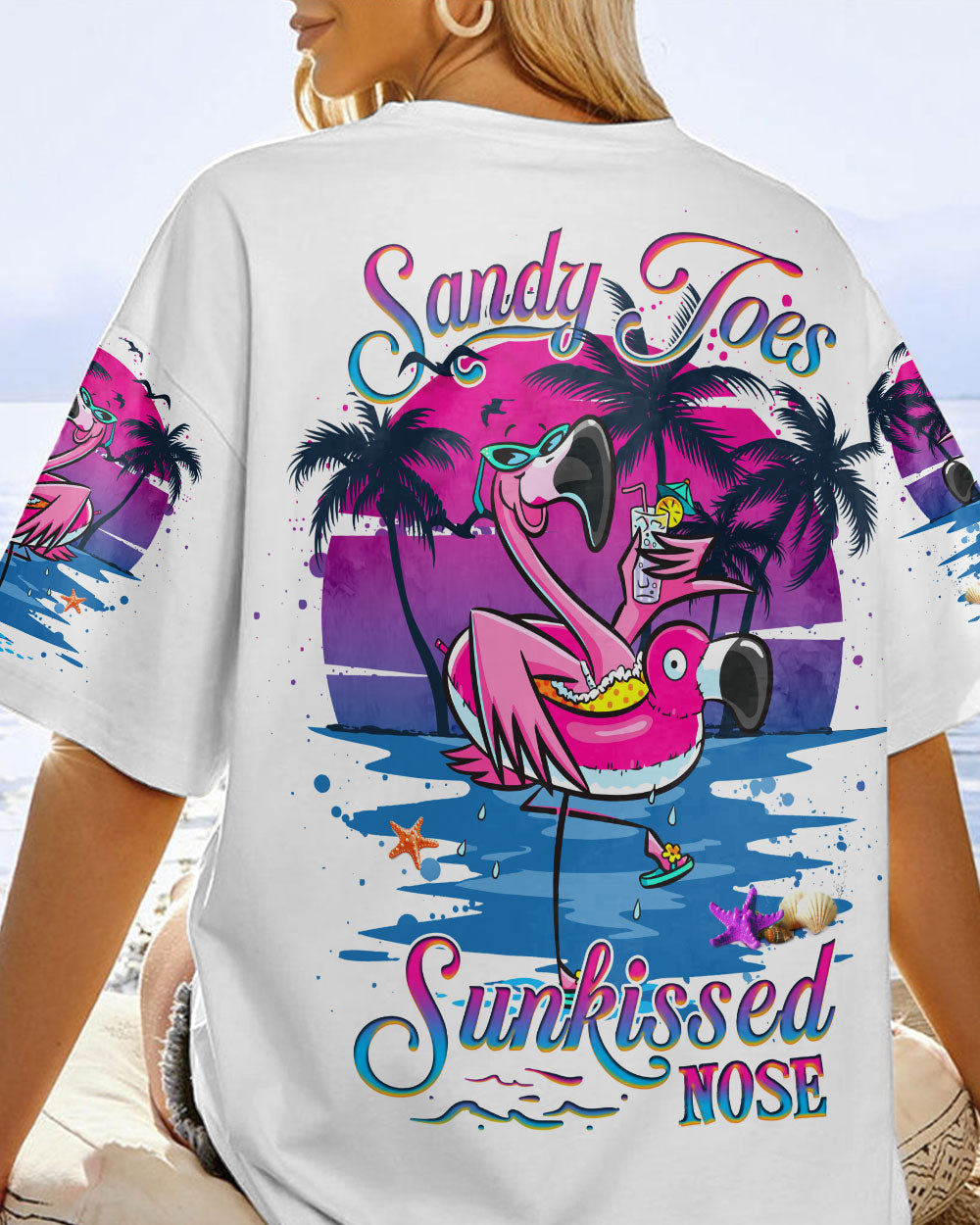 BLISSCORNERS SANDY TOES SUNKISSED NOSE ALL OVER PRINT
