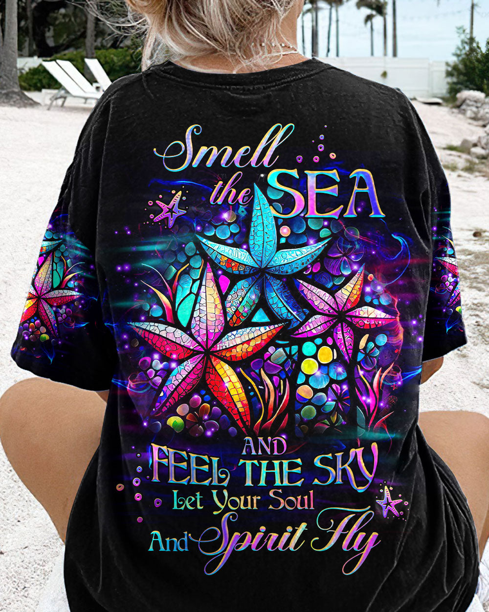BLISSCORNERS SMELL THE SEA AND FEEL THE SKY ALL OVER PRINT