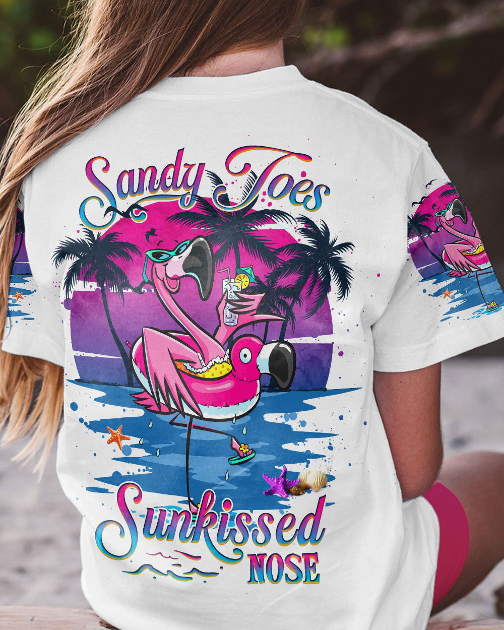 BLISSCORNERS SANDY TOES SUNKISSED NOSE ALL OVER PRINT