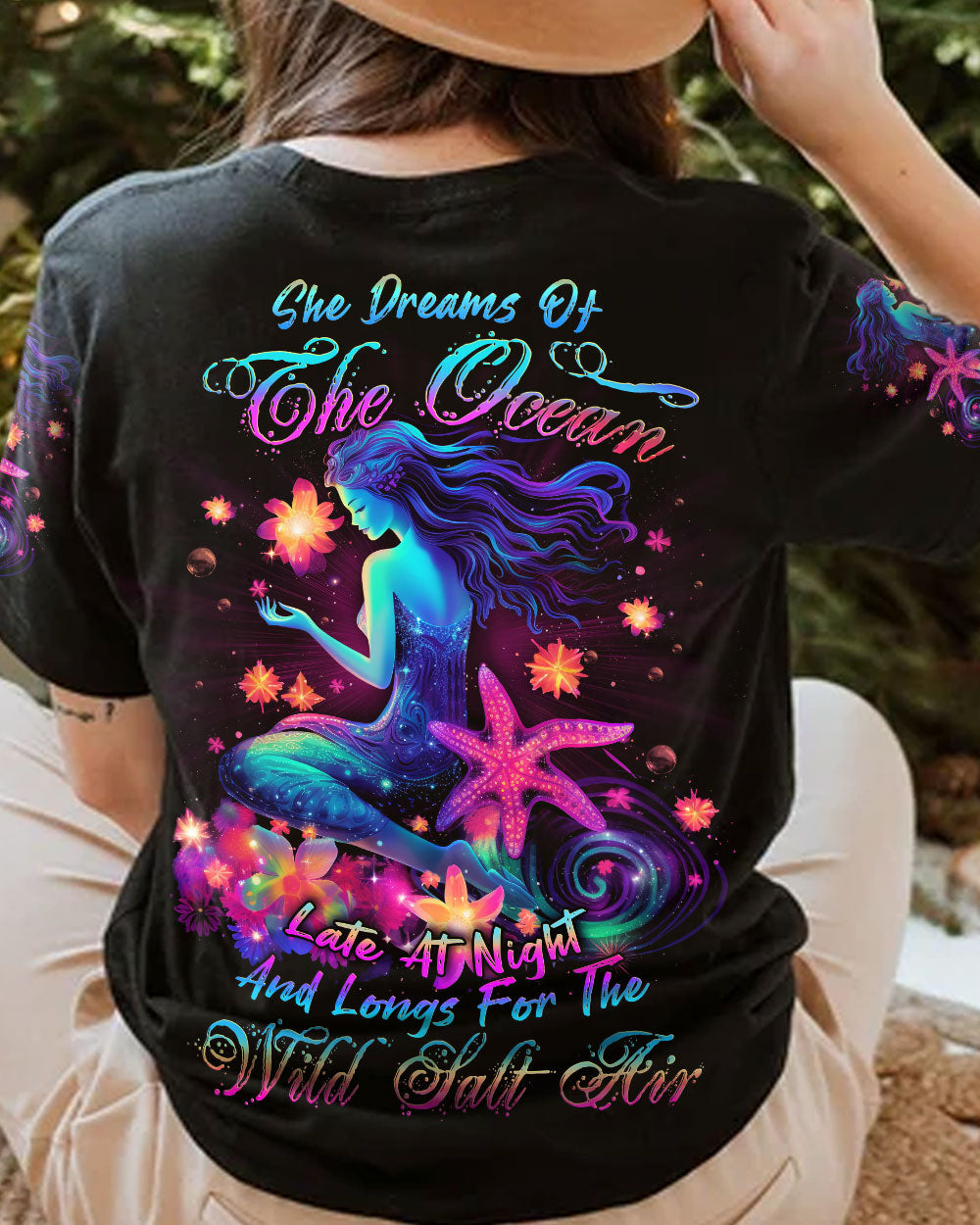 BLISSCORNERS SHE DREAMS OF THE OCEAN MERMAID ALL OVER PRINT