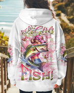 BLISSCORNERS REAL GIRLS FISH FISHING ALL OVER PRINT