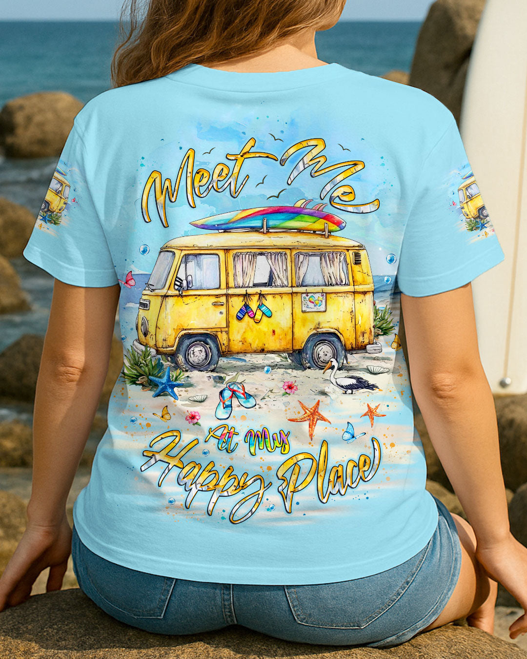 BLISSCORNERS MEET ME AT MY HAPPY PLACE ALL OVER PRINT