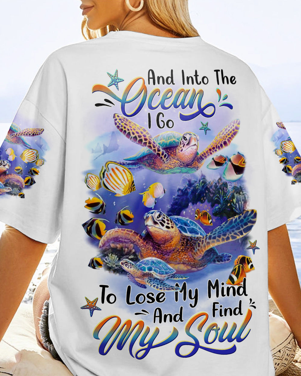 BLISSCORNERS AND INTO THE OCEAN I GO ALL OVER PRINT