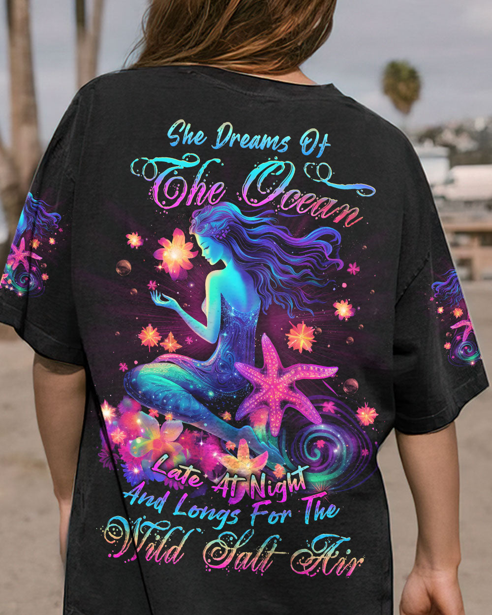 BLISSCORNERS SHE DREAMS OF THE OCEAN MERMAID ALL OVER PRINT