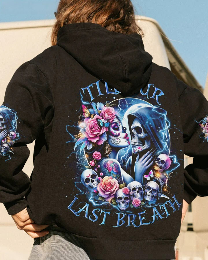 BLISSCORNERS TILL OUR LAST BREATH COUPLE SKULL REAPER ALL OVER PRINT