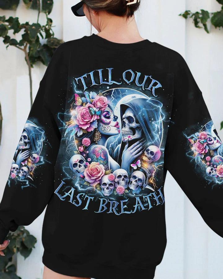 BLISSCORNERS TILL OUR LAST BREATH COUPLE SKULL REAPER ALL OVER PRINT