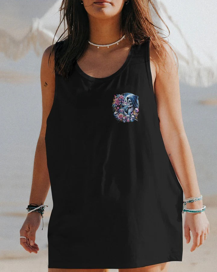BLISSCORNERS TILL OUR LAST BREATH COUPLE SKULL REAPER ALL OVER PRINT