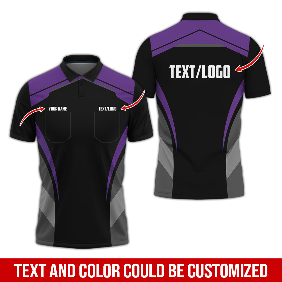 Blisscorners Custom Mechanic Shirt for Men, Printed Pocket Shirt, Purple Mechanic T-Shirt, Unisex Fit for Men and Women, Gift Idea for Car Lovers & Technicians