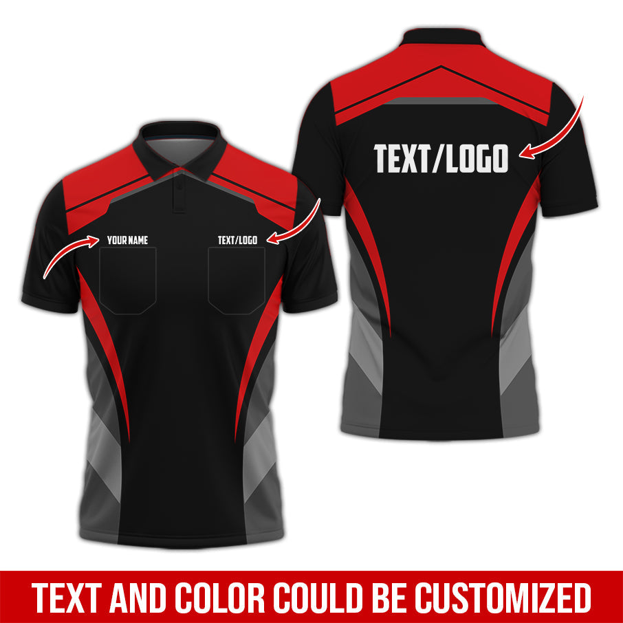 Blisscorners Custom Mechanic Shirt for Men, Printed Pocket Shirt, Red Mechanic T-Shirt, Unisex Fit for Men and Women, Gift Idea for Car Lovers & Technicians