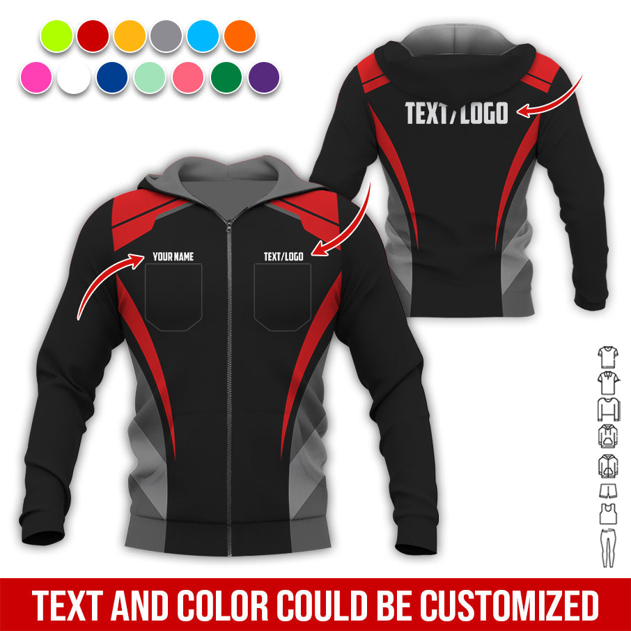 Blisscorners Custom Mechanic Shirt for Men, Printed Pocket Shirt, Red Mechanic T-Shirt, Unisex Fit for Men and Women, Gift Idea for Car Lovers & Technicians