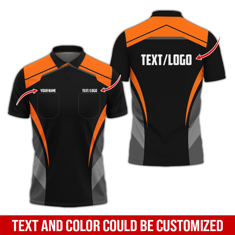 Blisscorners Custom Mechanic Shirt for Men, Printed Pocket Shirt, Orange Mechanic T-Shirt, Unisex Fit for Men and Women, Gift Idea for Car Lovers & Technicians