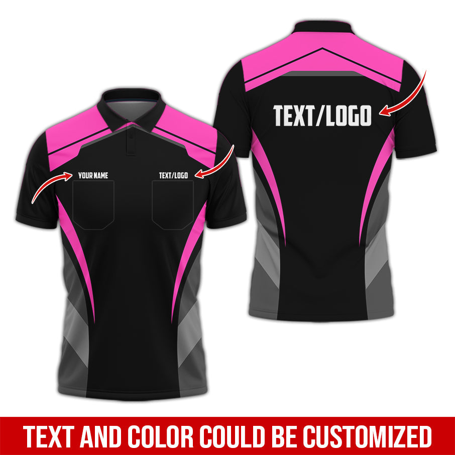 Blisscorners Custom Mechanic Shirt for Men, Printed Pocket Shirt, Pink Mechanic T-Shirt, Unisex Fit for Men and Women, Gift Idea for Car Lovers & Technicians