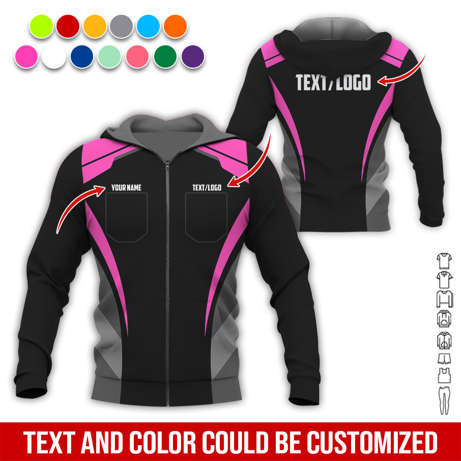 Blisscorners Custom Mechanic Shirt for Men, Printed Pocket Shirt, Pink Mechanic T-Shirt, Unisex Fit for Men and Women, Gift Idea for Car Lovers & Technicians