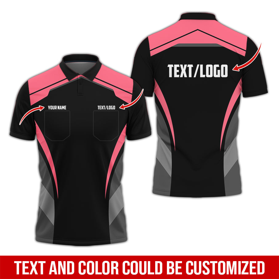Blisscorners Custom Mechanic Shirt for Men, Printed Pocket Shirt, Neon Pink Mechanic T-Shirt, Unisex Fit for Men and Women, Gift Idea for Car Lovers & Technicians