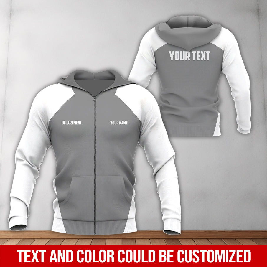 Blisscorners Custom Auto Mechanic Shirt, Personalized Garage Uniform With Printed Name, Gift For Car Guys Or Technicians, Mechanic Shirt In Grey