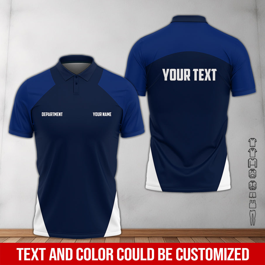Blisscorners Best Mechanic Shirt, Custom Name & Text, Navy Work Uniform for Auto Repair Shop or Car Enthusiast