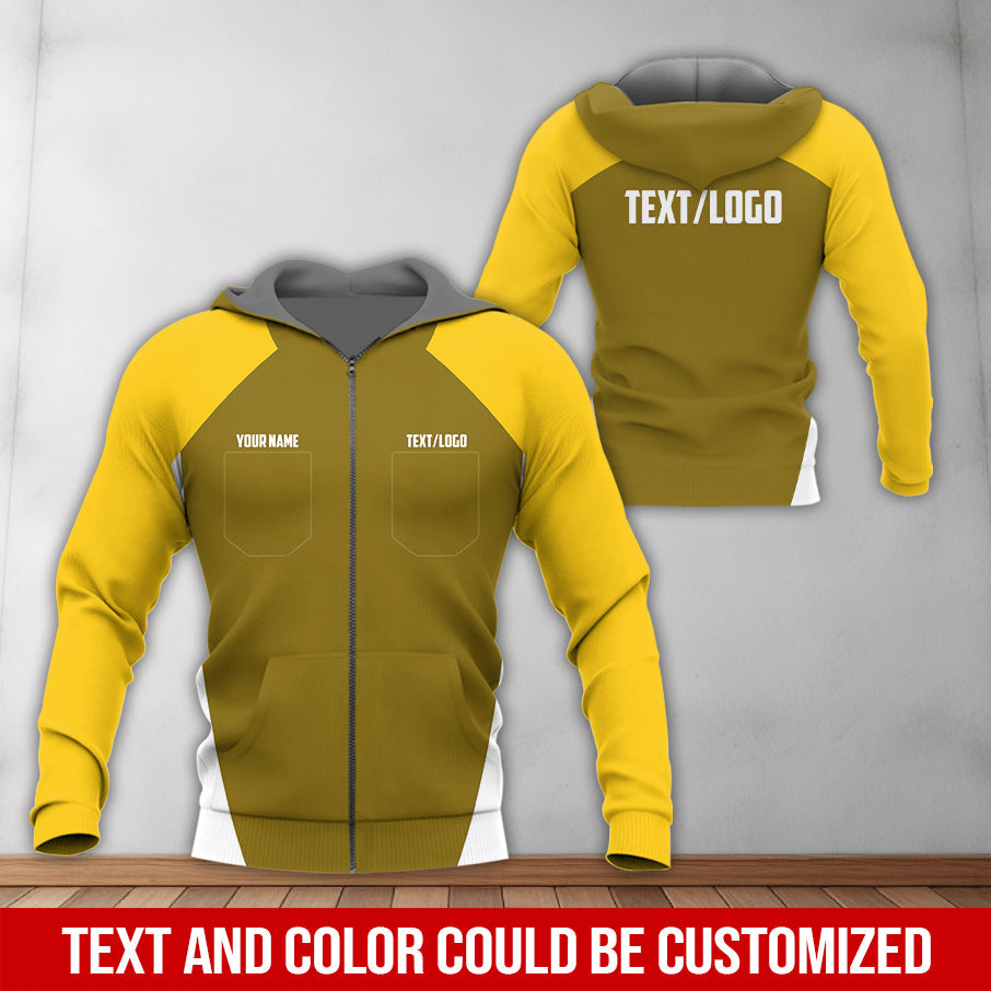 Blisscorners Custom Name Mechanic Shirt in Yellow, Unisex Work Shirt for Car Technicians, Great Gift for Him, Available in Sizes S to 5XL