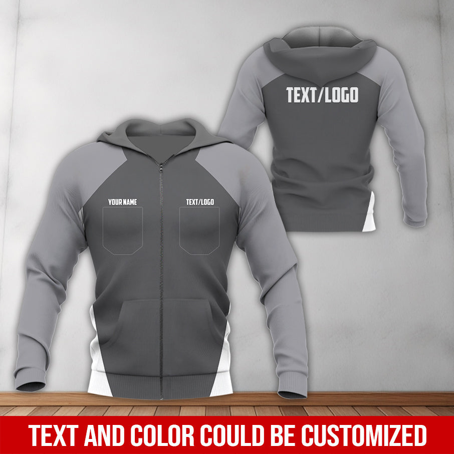 Blisscorners Custom Name Mechanic Shirt in Grey, Unisex Work Shirt for Car Technicians, Great Gift for Him, Available in Sizes S to 5XL
