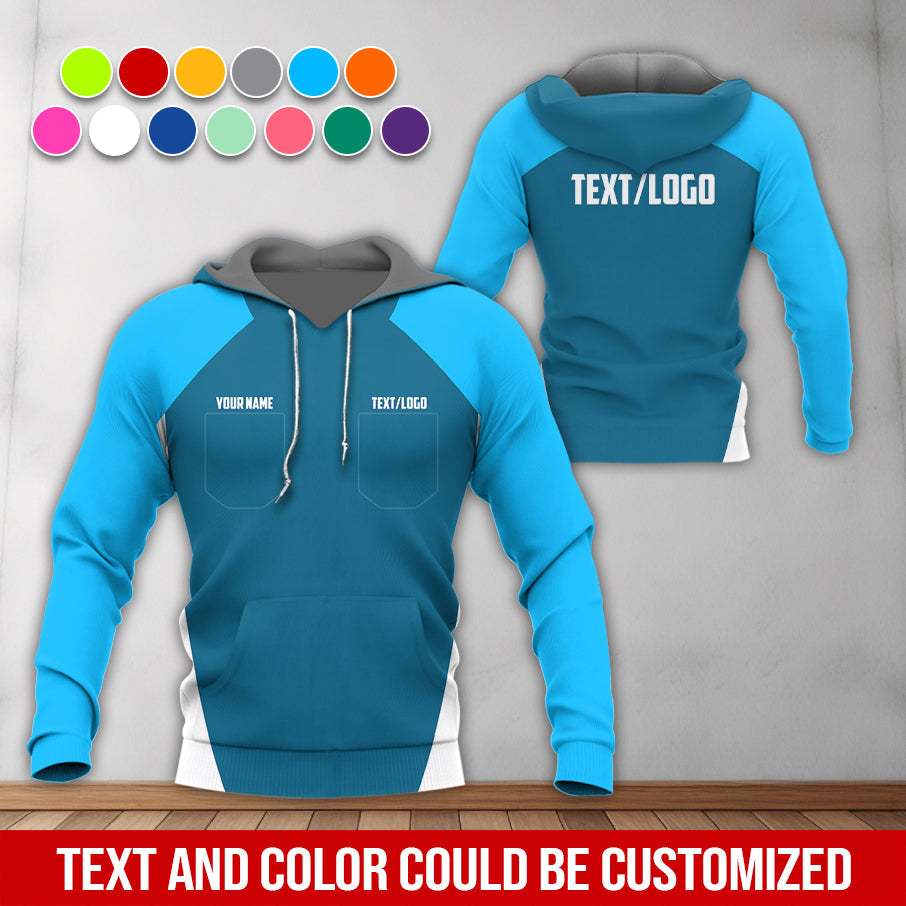 Blisscorners Custom Name Mechanic Shirt in Blue, Unisex Work Shirt for Car Technicians, Great Gift for Him, Available in Sizes S to 5XL