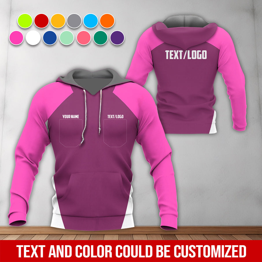 Blisscorners Custom Name Mechanic Shirt in Pink, Unisex Work Shirt for Car Technicians, Great Gift for Him, Available in Sizes S to 5XL