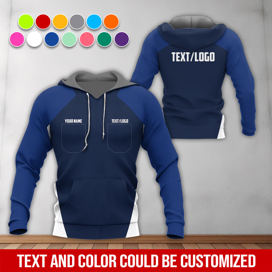 Blisscorners Custom Name Mechanic Shirt in Navy, Unisex Work Shirt for Car Technicians, Great Gift for Him, Available in Sizes S to 5XL