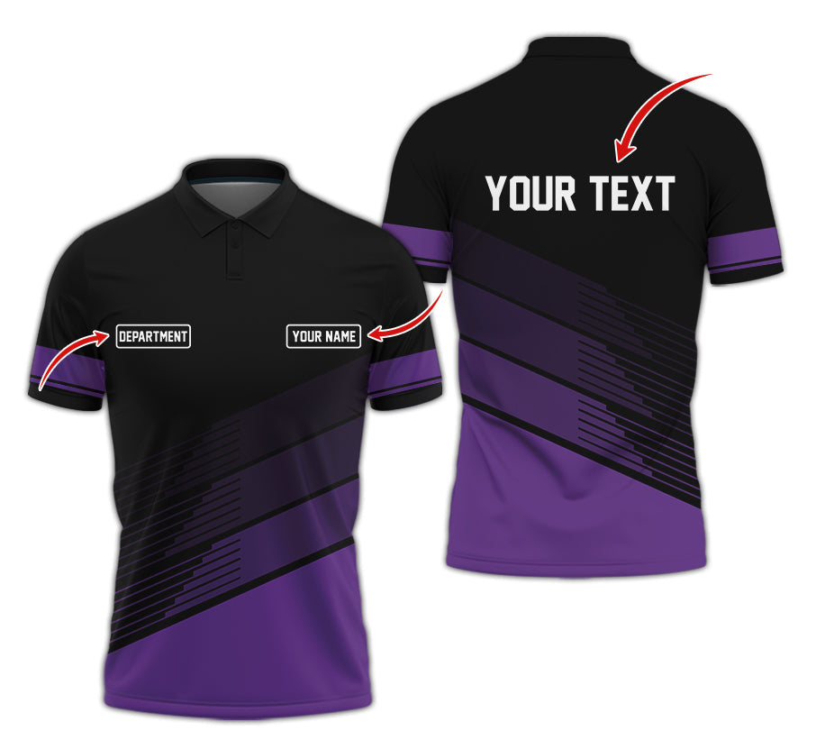 Blisscorners Custom Mechanic Shirt with Name, Unique Custom Shirt for Mechanics, Gift for Men Who Fix Everything, Available in Purple Size S to 5XL