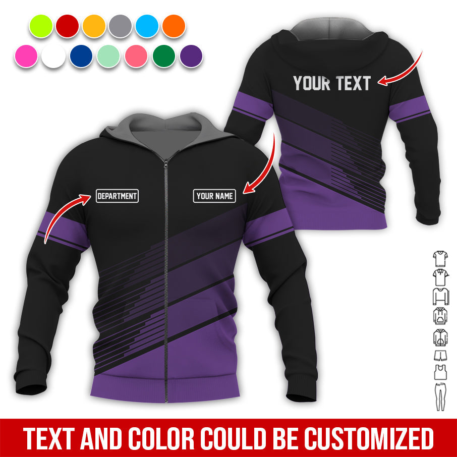 Blisscorners Custom Mechanic Shirt with Name, Unique Custom Shirt for Mechanics, Gift for Men Who Fix Everything, Available in Purple Size S to 5XL
