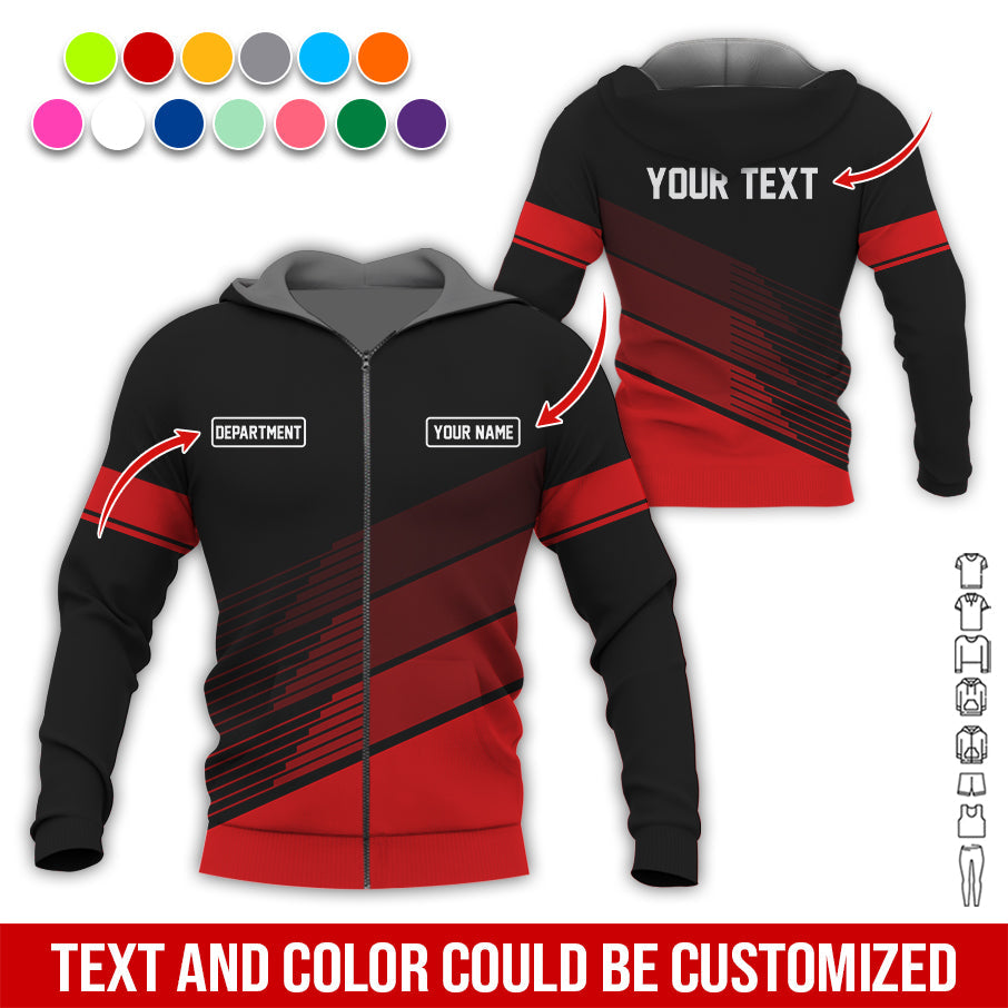 Blisscorners Custom Mechanic Shirt with Name, Unique Custom Shirt for Mechanics, Gift for Men Who Fix Everything, Available in Red Size S to 5XL