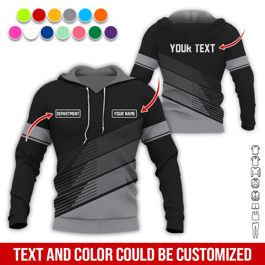 Blisscorners Custom Mechanic Shirt with Name, Unique Custom Shirt for Mechanics, Gift for Men Who Fix Everything, Available in Grey Size S to 5XL