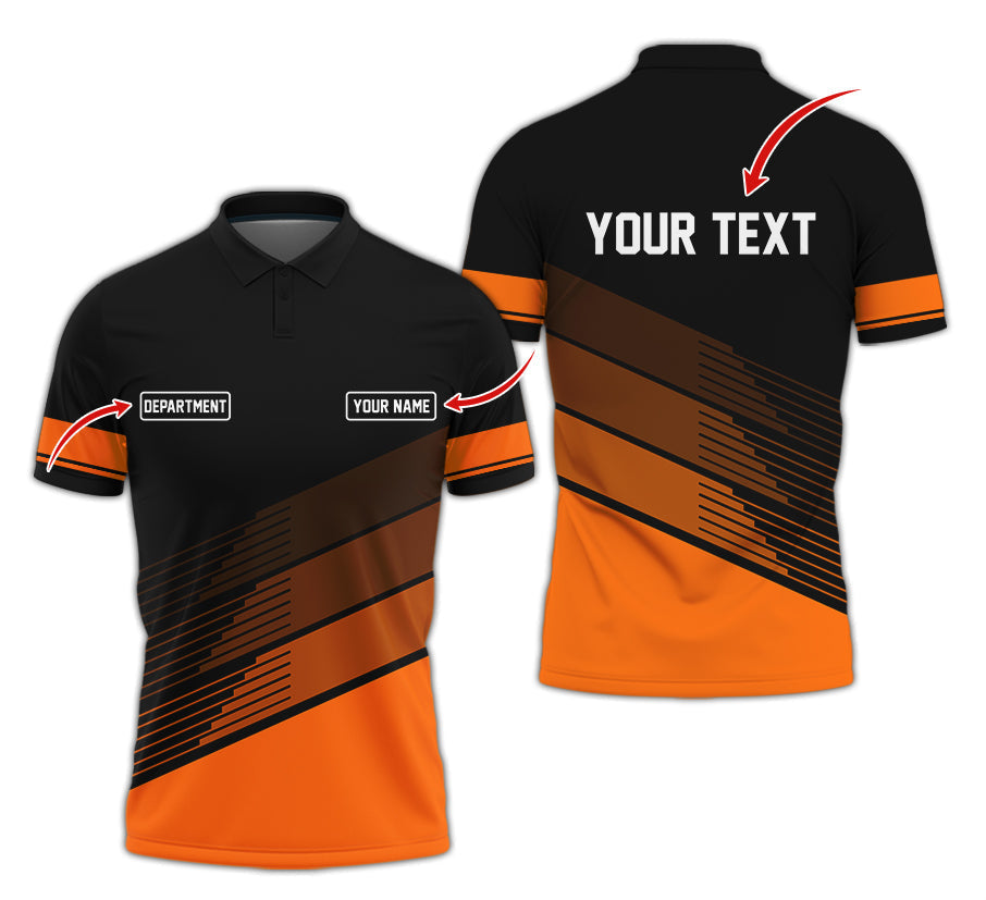 Blisscorners Custom Mechanic Shirt with Name, Unique Custom Shirt for Mechanics, Gift for Men Who Fix Everything, Available in Orange Size S to 5XL