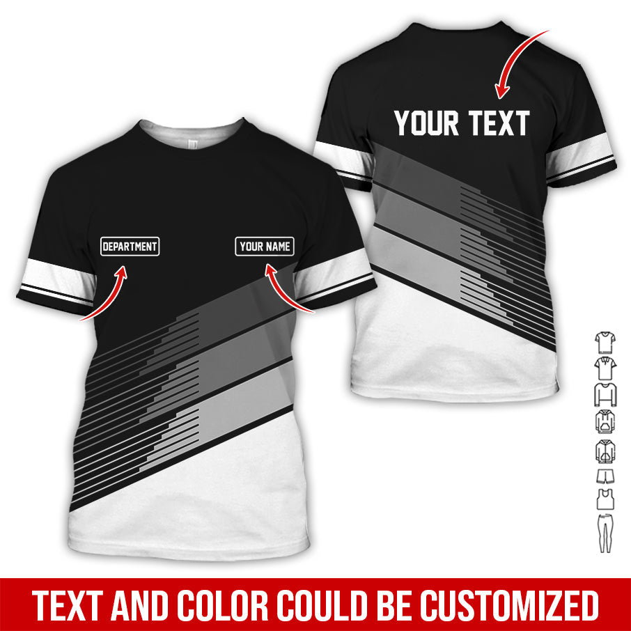 Blisscorners Custom Mechanic Shirt with Name, Unique Custom Shirt for Mechanics, Gift for Men Who Fix Everything, Available in White Size S to 5XL