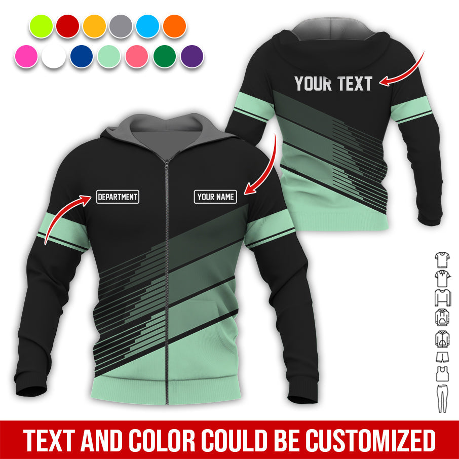 Blisscorners Custom Mechanic Shirt with Name, Unique Custom Shirt for Mechanics, Gift for Men Who Fix Everything, Available in Seafoam Size S to 5XL
