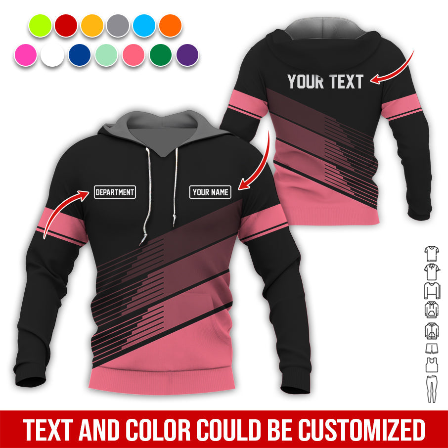 Blisscorners Custom Mechanic Shirt with Name, Unique Custom Shirt for Mechanics, Gift for Men Who Fix Everything, Available in Neon Pink Size S to 5XL