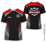 Blisscorners Best Custom Mechanic Shirt for Men, Perfect Gift for Car Guys, Diesel Techs, and Shop Crews, Unisex Red Mechanic Shirt