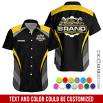 Blisscorners Best Custom Mechanic Shirt for Men, Printed Pocket Shirt, Perfect Gift for Car Guys, Diesel Techs, and Shop Crews, Unisex Yellow Mechanic Shirt