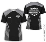 Blisscorners Best Custom Mechanic Shirt for Men, Printed Pocket Shirt, Perfect Gift for Car Guys, Diesel Techs, and Shop Crews, Unisex Grey Mechanic Shirt