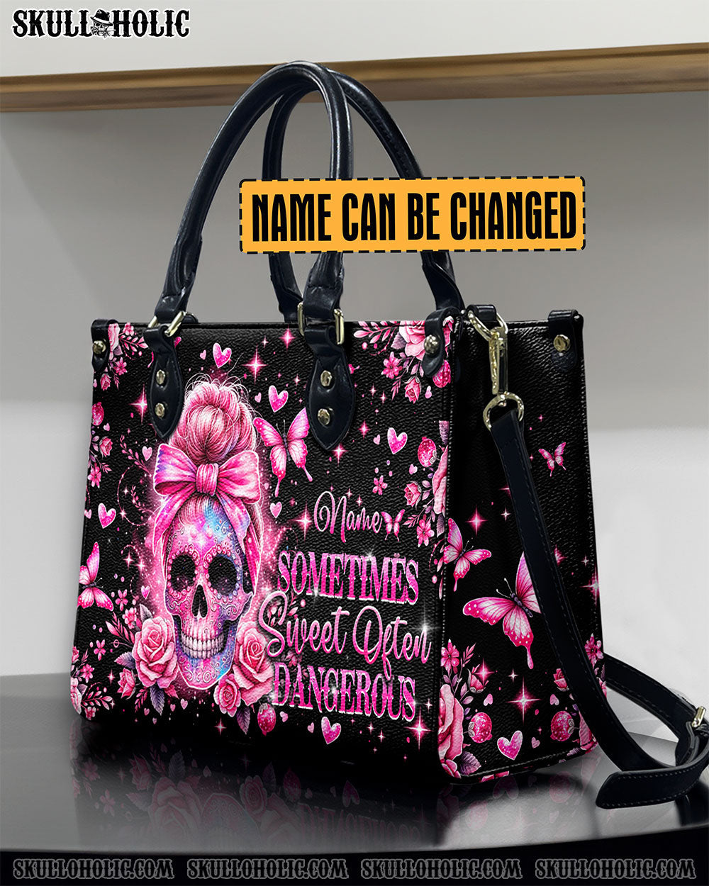 BLISSCORNERS SOMETIMES SWEET OFTEN DANGEROUS LEATHER HANDBAG