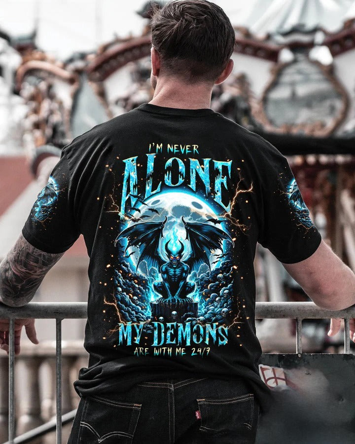 BLISSCORNERS I'M NEVER ALONE SKULL DEMON ALL OVER PRINT 5